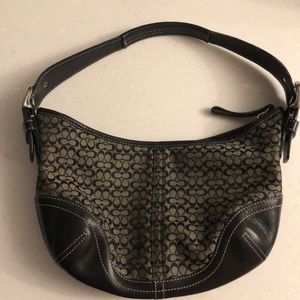 Coach signature hobo bag.
